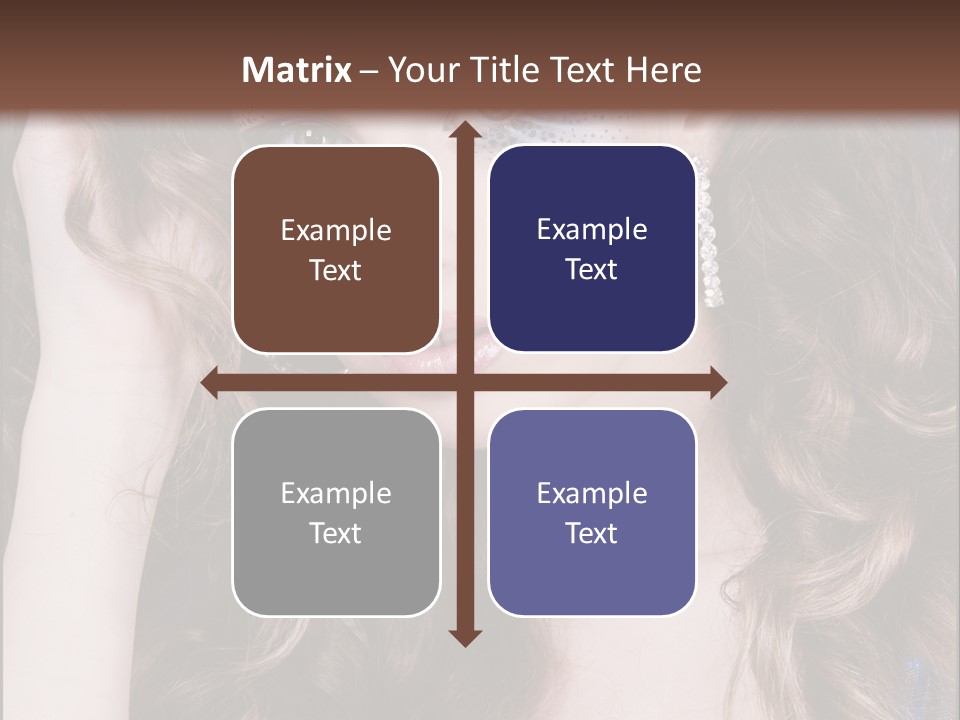 Attractive White Sensuality PowerPoint Template