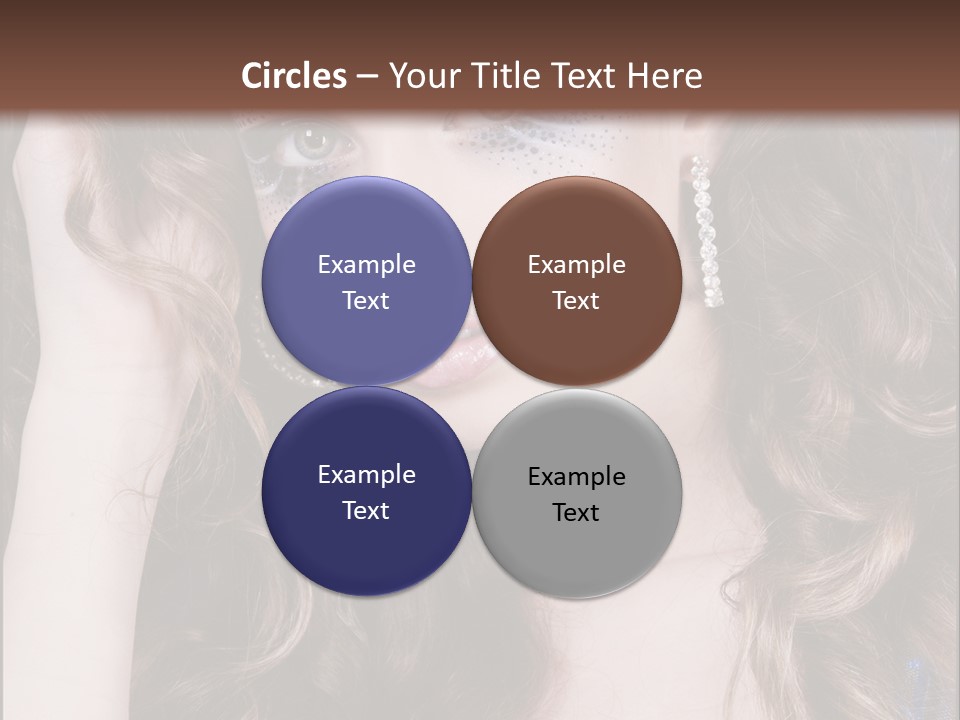 Attractive White Sensuality PowerPoint Template