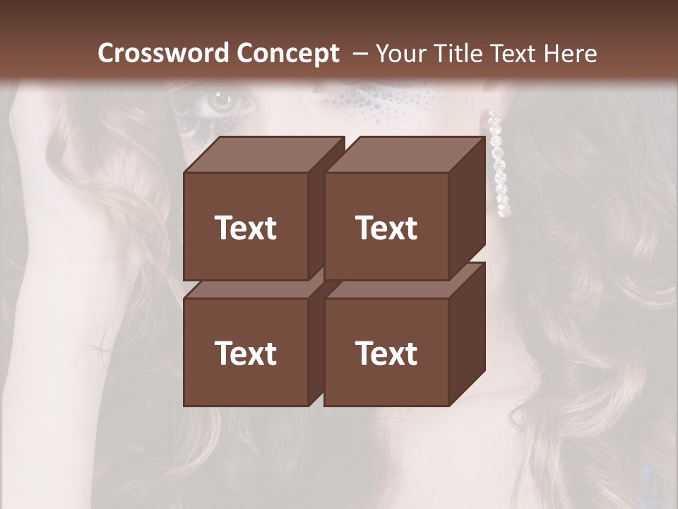 Attractive White Sensuality PowerPoint Template