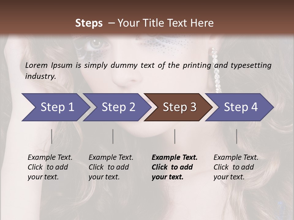 Attractive White Sensuality PowerPoint Template