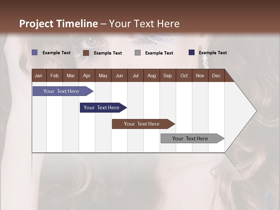 Attractive White Sensuality PowerPoint Template