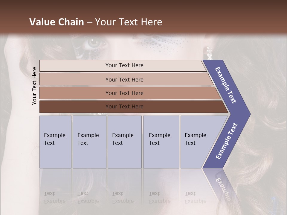 Attractive White Sensuality PowerPoint Template