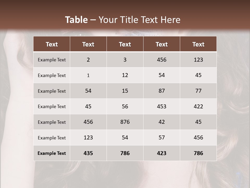 Attractive White Sensuality PowerPoint Template