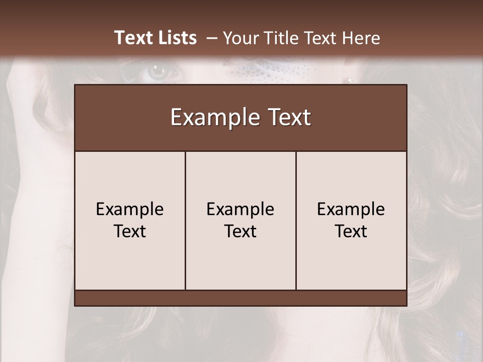 Attractive White Sensuality PowerPoint Template