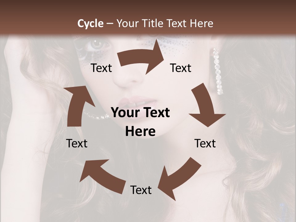 Attractive White Sensuality PowerPoint Template