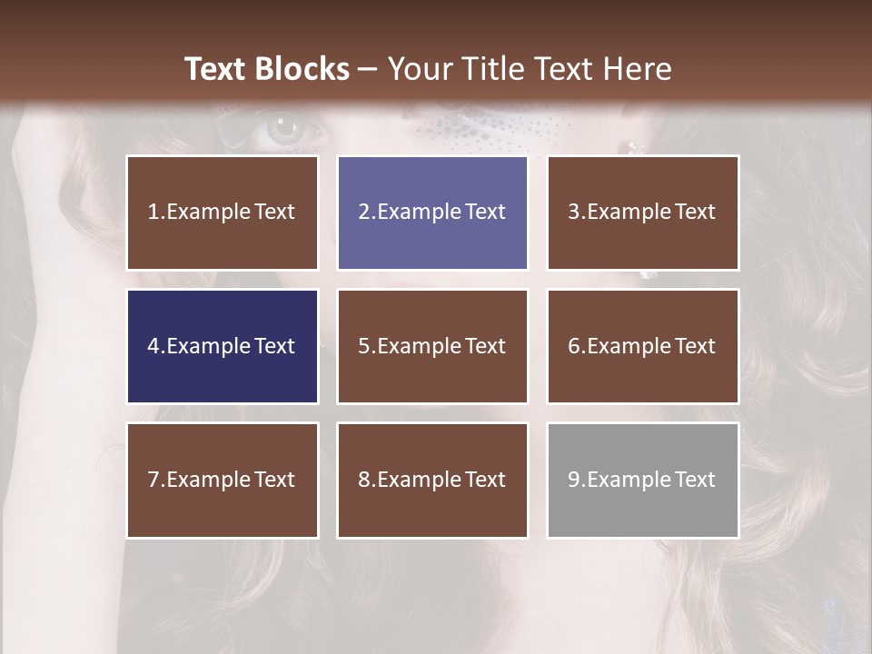 Attractive White Sensuality PowerPoint Template