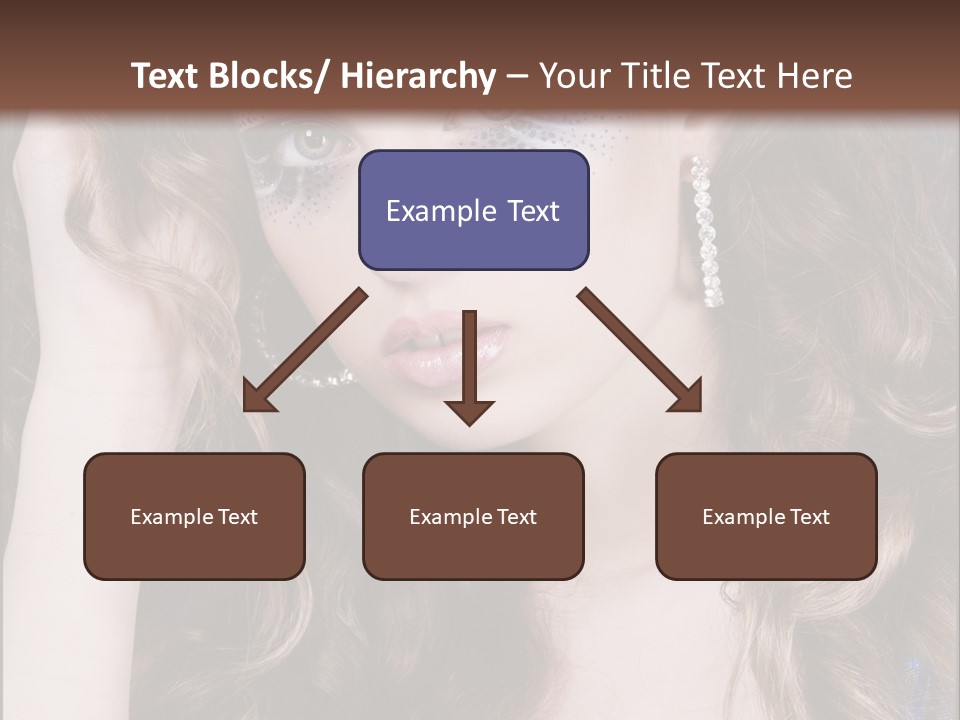 Attractive White Sensuality PowerPoint Template