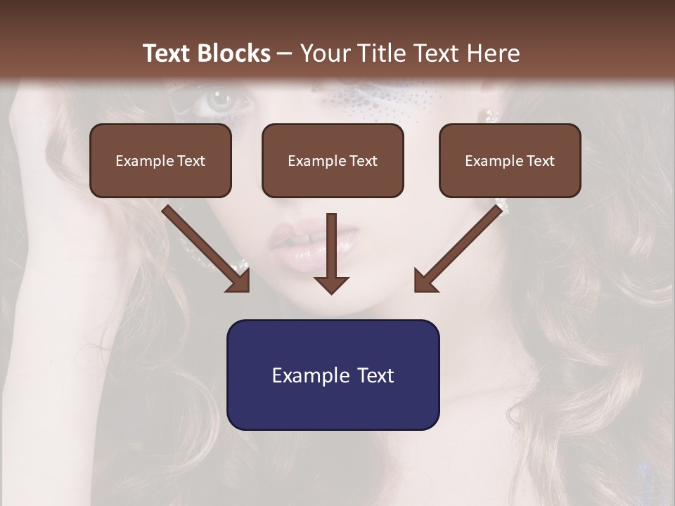 Attractive White Sensuality PowerPoint Template