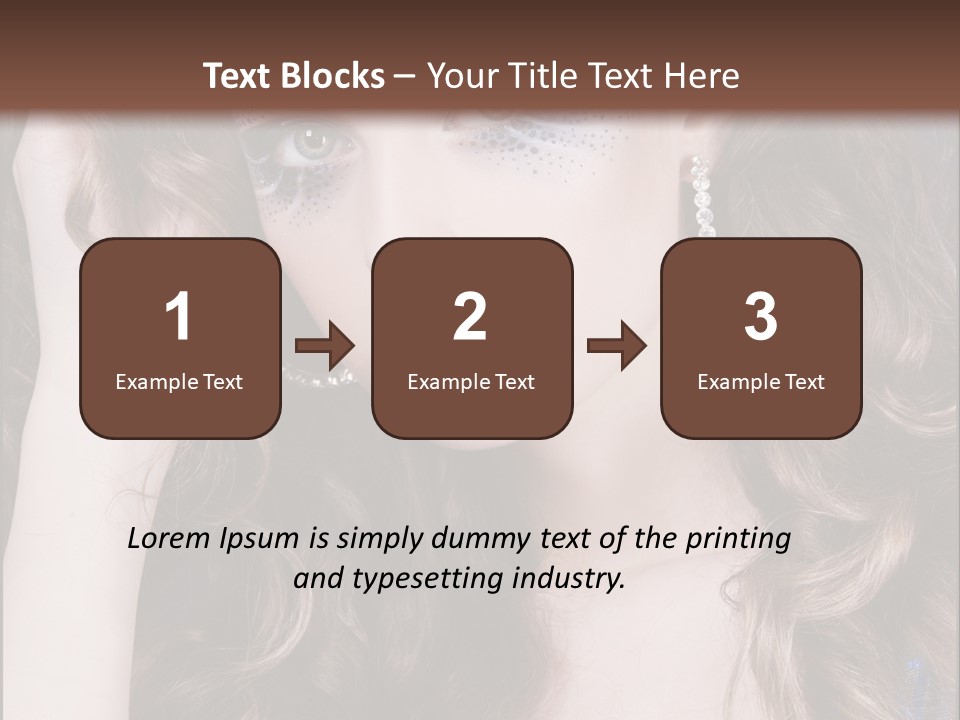 Attractive White Sensuality PowerPoint Template