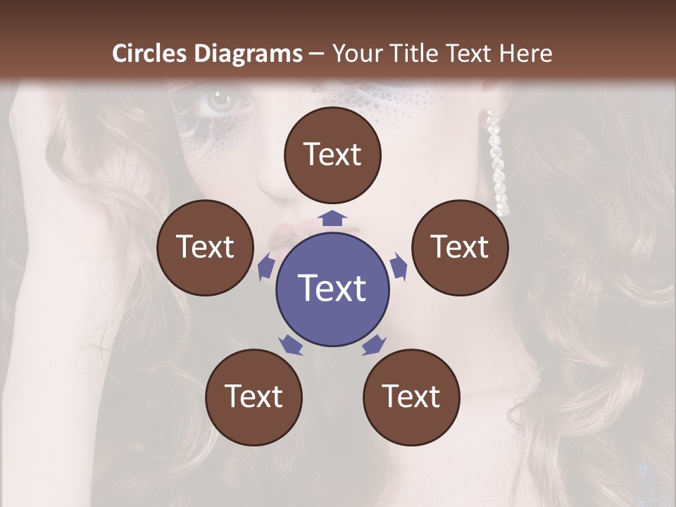 Attractive White Sensuality PowerPoint Template