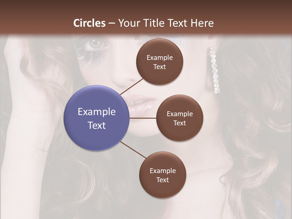 Attractive White Sensuality PowerPoint Template