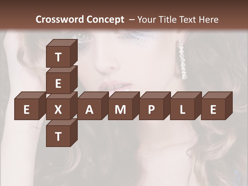 Attractive White Sensuality PowerPoint Template