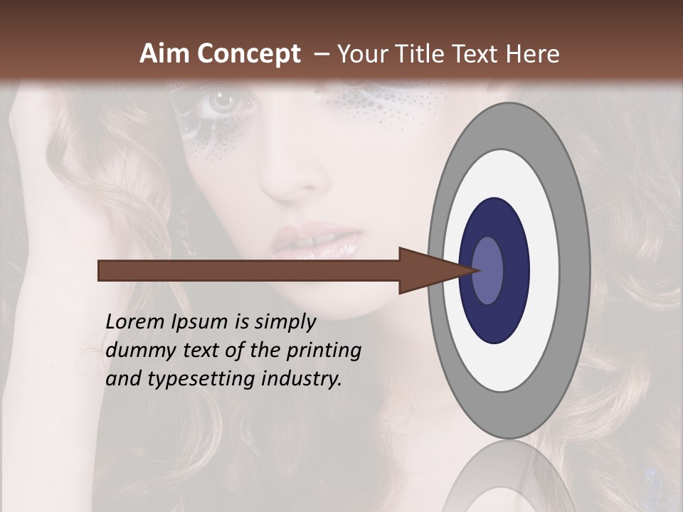 Attractive White Sensuality PowerPoint Template