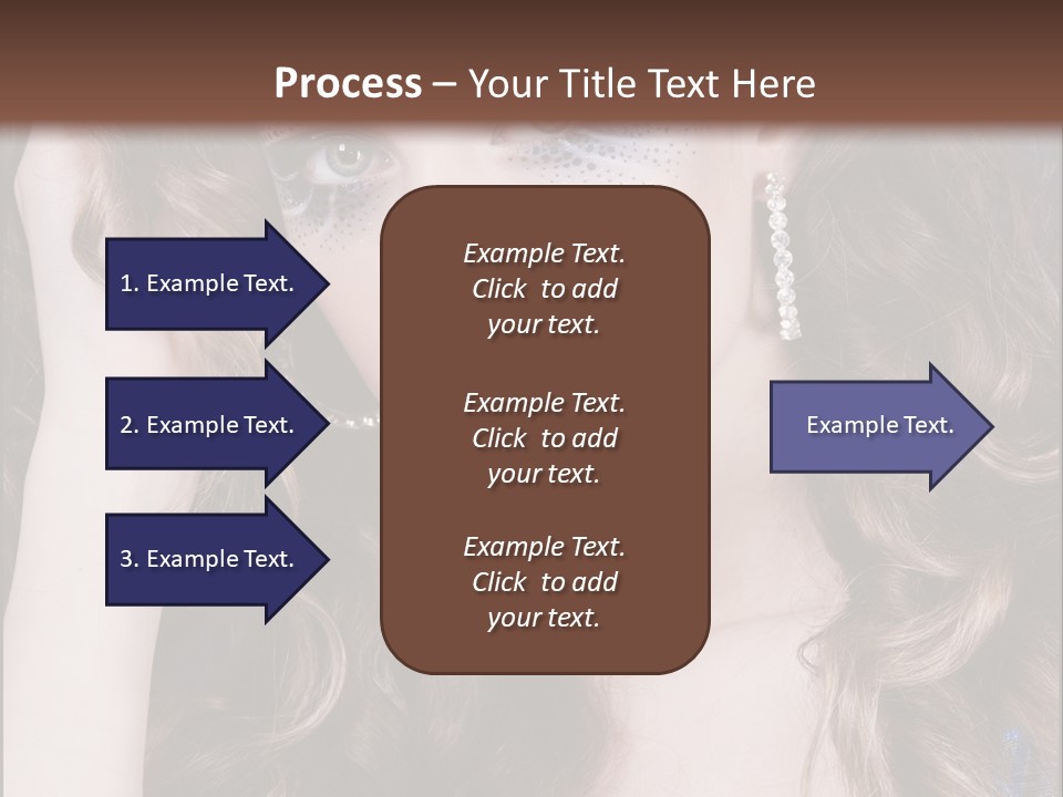 Attractive White Sensuality PowerPoint Template