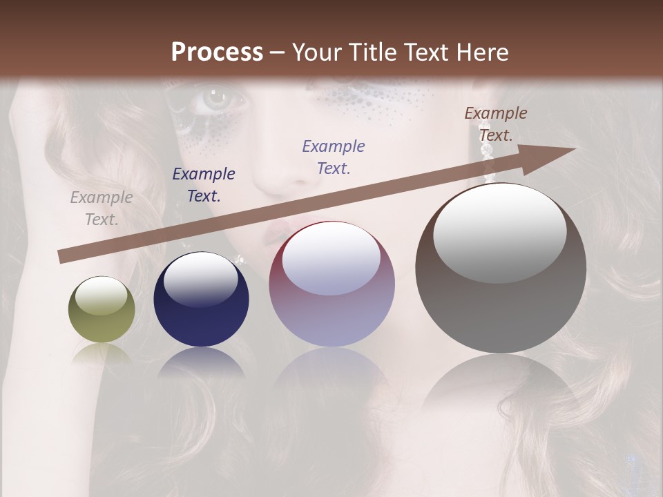Attractive White Sensuality PowerPoint Template