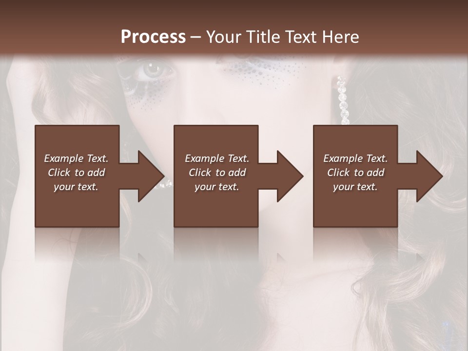 Attractive White Sensuality PowerPoint Template