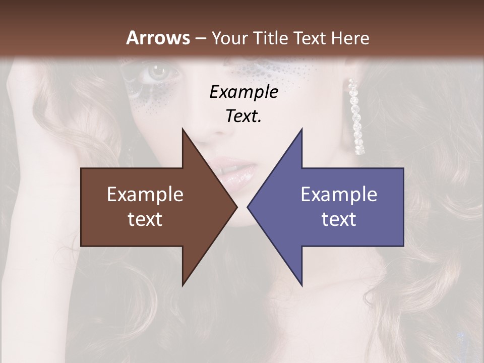 Attractive White Sensuality PowerPoint Template