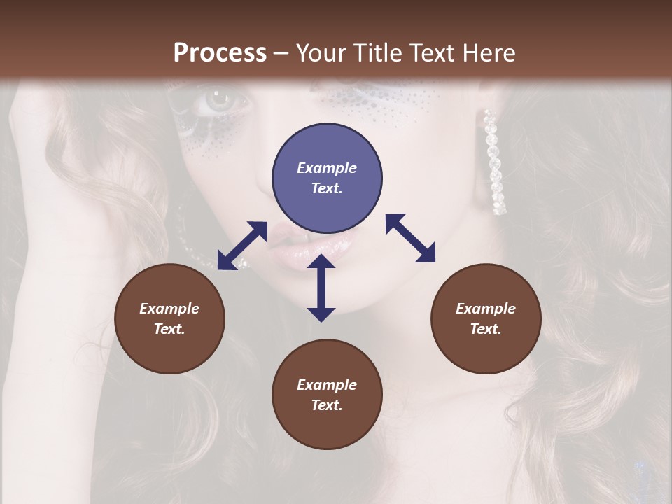Attractive White Sensuality PowerPoint Template
