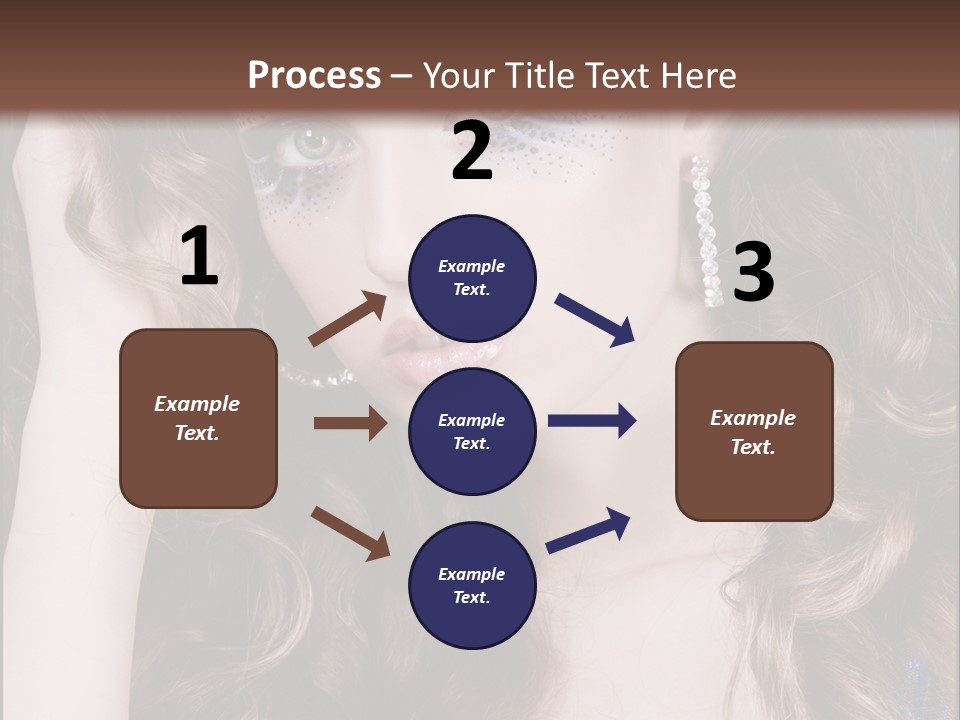 Attractive White Sensuality PowerPoint Template