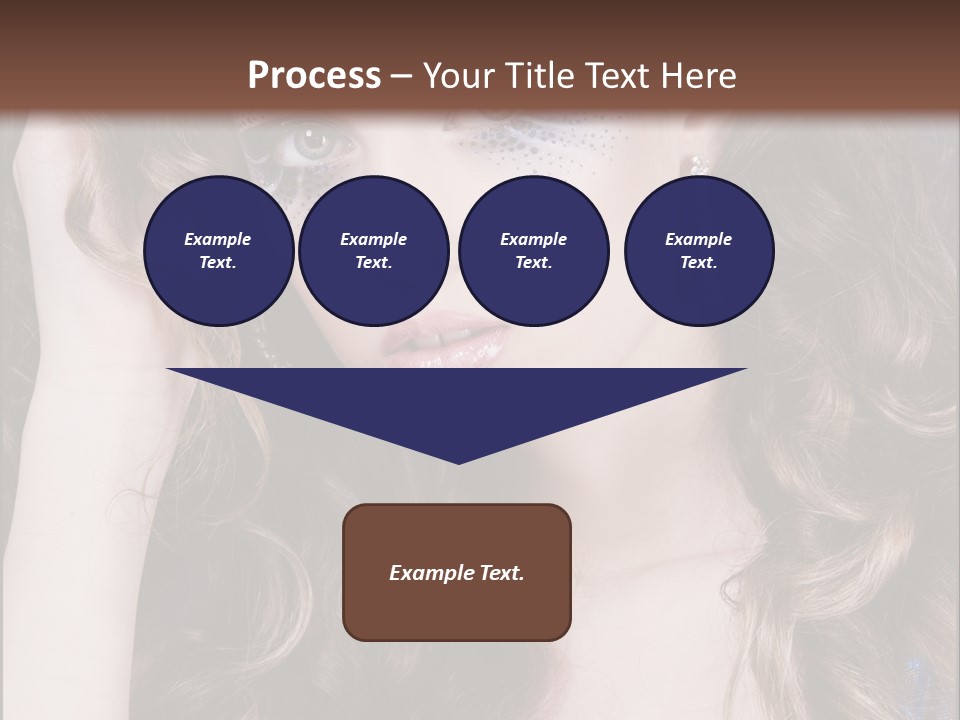 Attractive White Sensuality PowerPoint Template