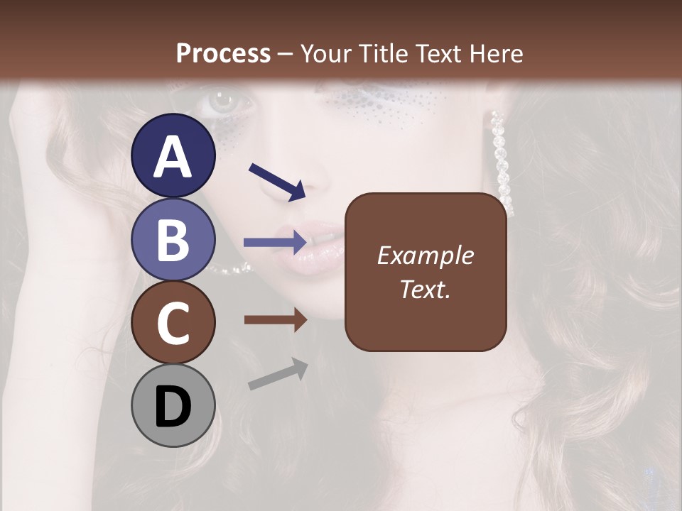 Attractive White Sensuality PowerPoint Template