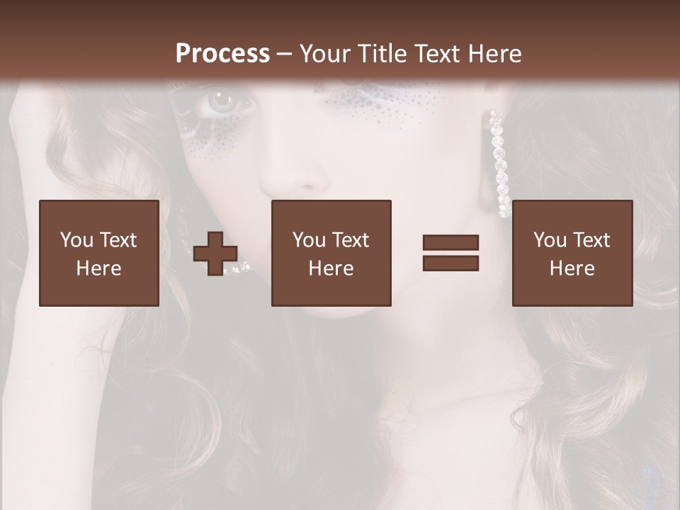 Attractive White Sensuality PowerPoint Template