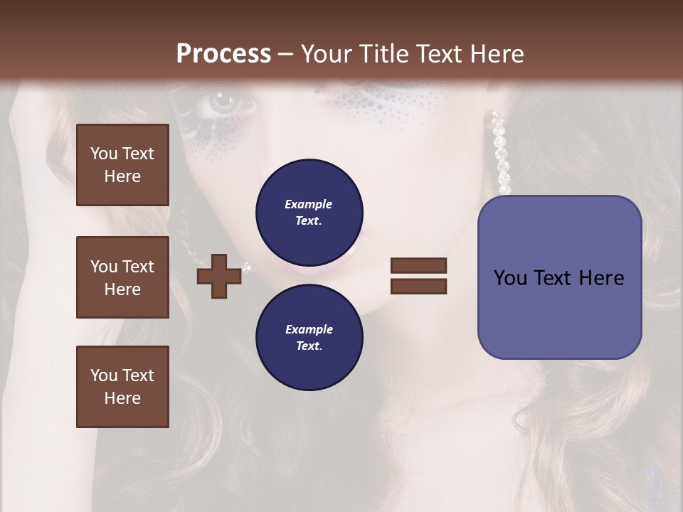 Attractive White Sensuality PowerPoint Template
