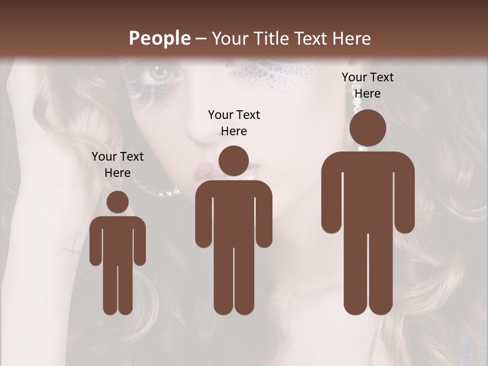 Attractive White Sensuality PowerPoint Template