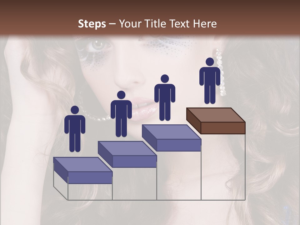Attractive White Sensuality PowerPoint Template