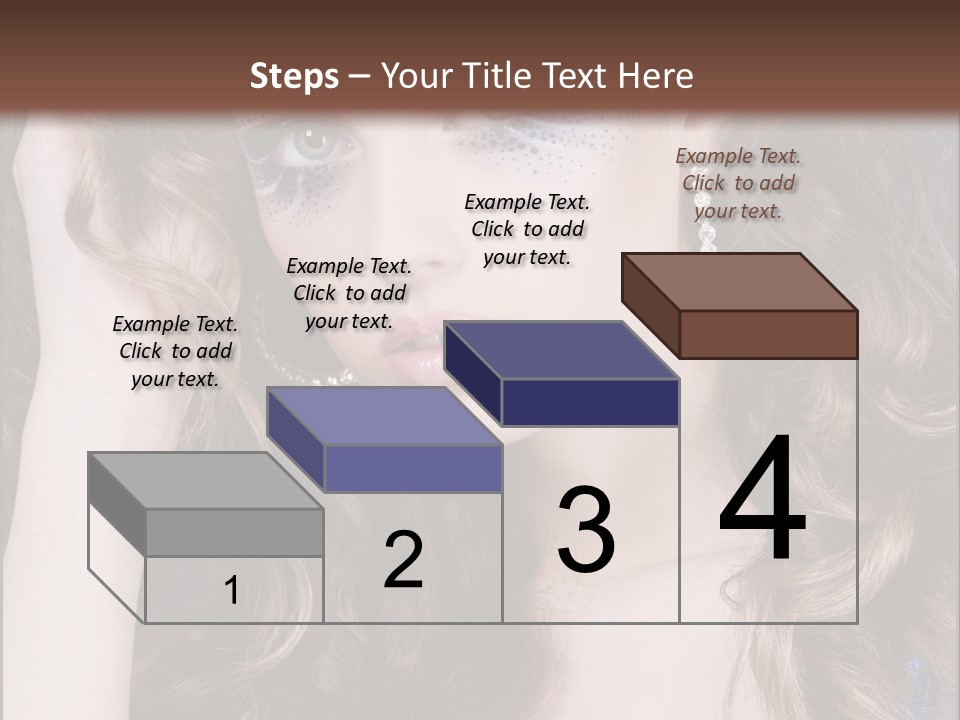 Attractive White Sensuality PowerPoint Template