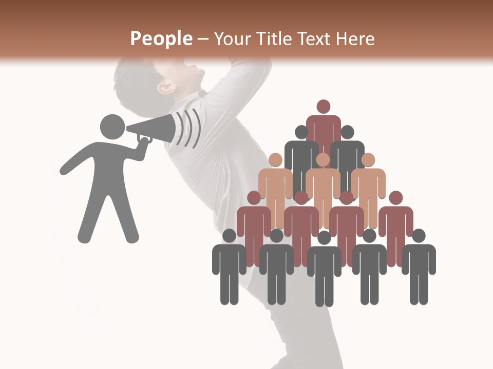 Leader Business Loud PowerPoint Template