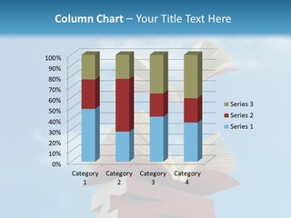 Storybook Workbook Flying PowerPoint Template