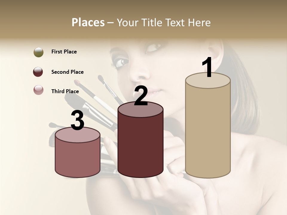 Clear Caucasian Facial PowerPoint Template