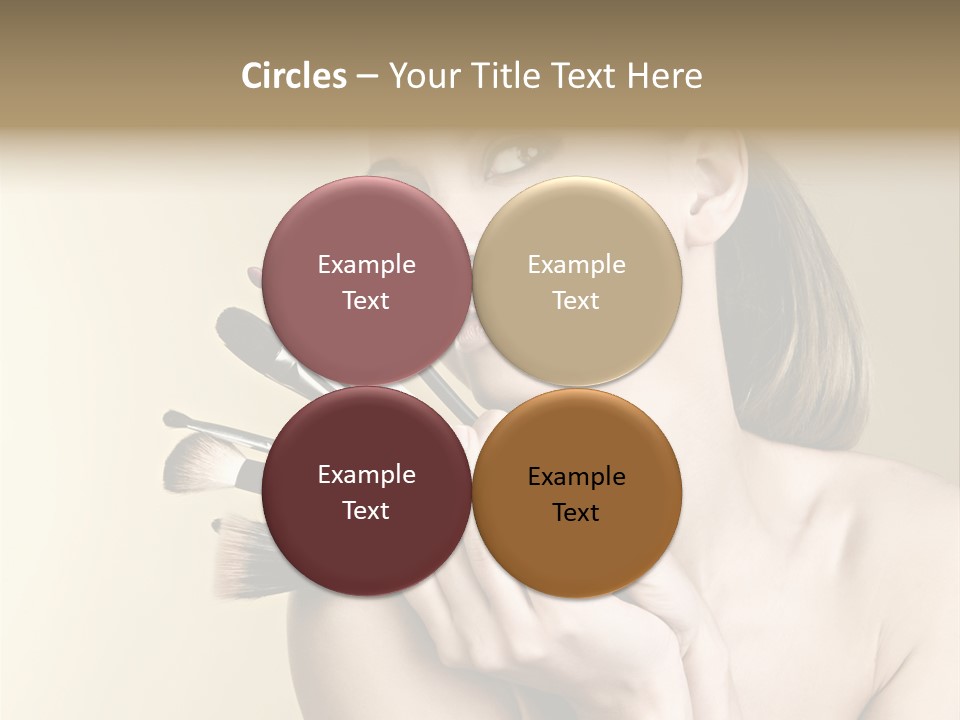 Clear Caucasian Facial PowerPoint Template