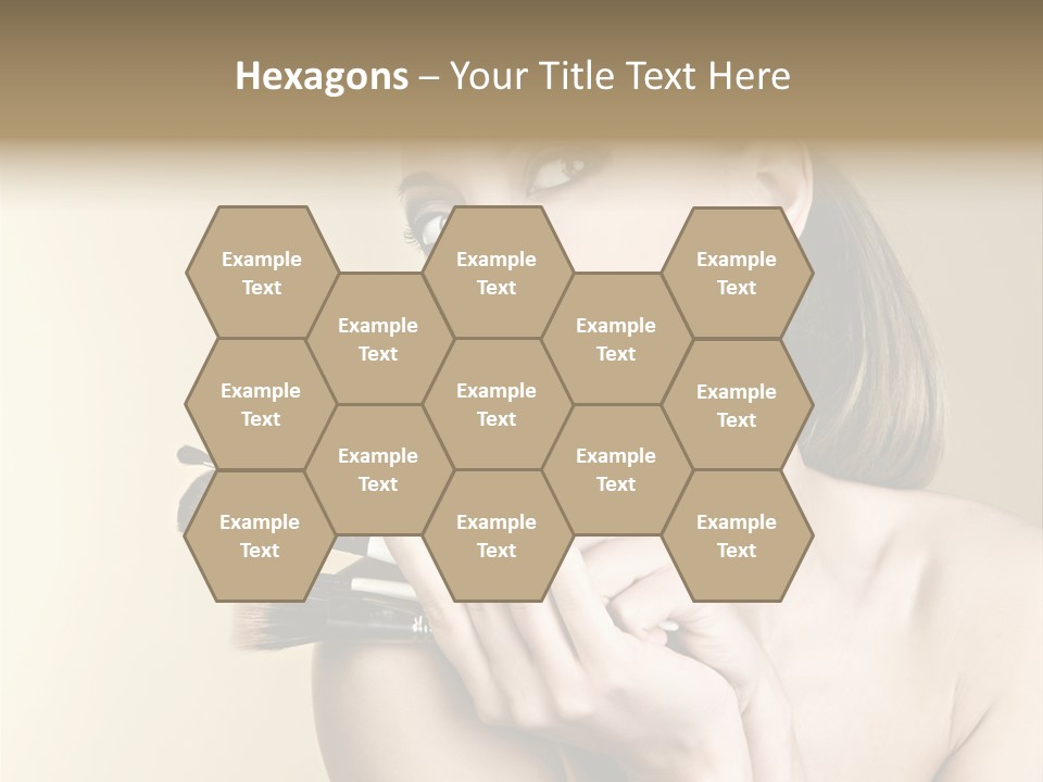 Clear Caucasian Facial PowerPoint Template