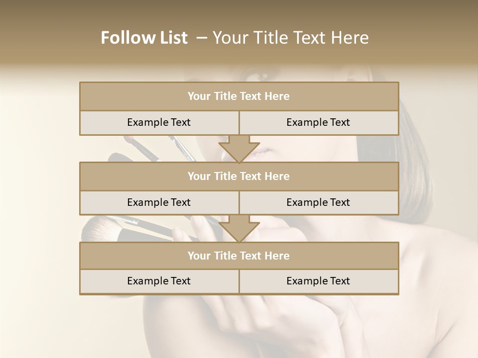 Clear Caucasian Facial PowerPoint Template
