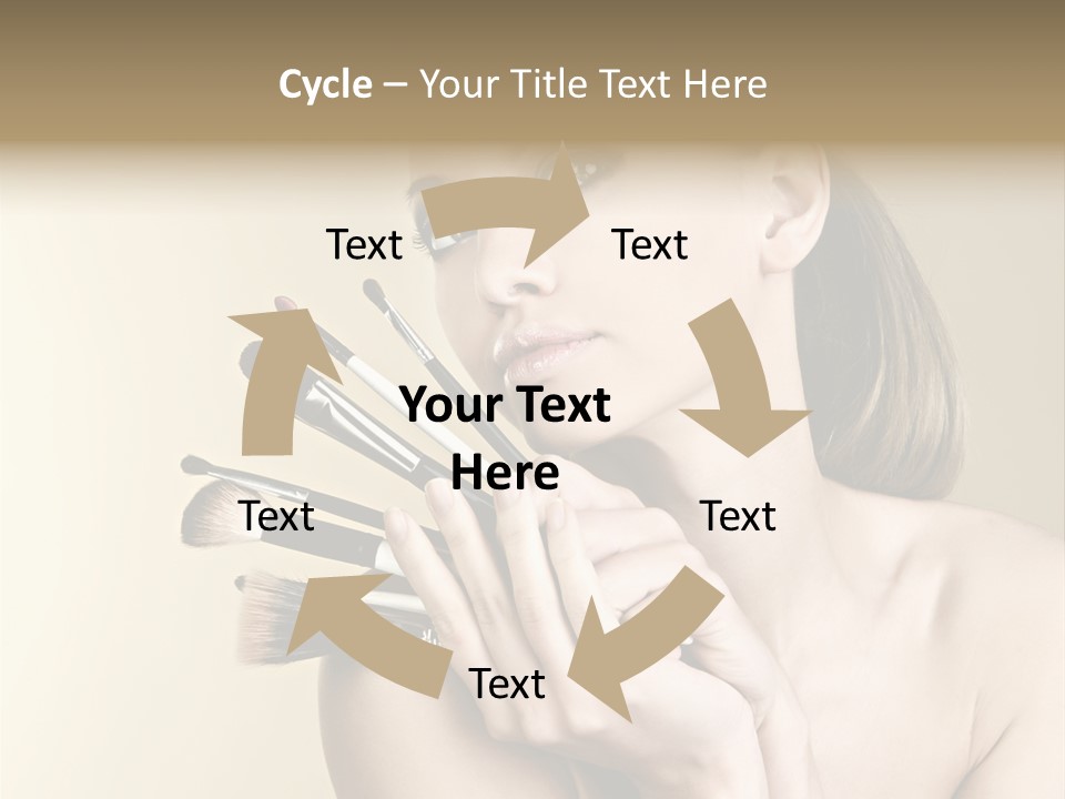 Clear Caucasian Facial PowerPoint Template