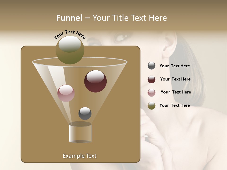 Clear Caucasian Facial PowerPoint Template