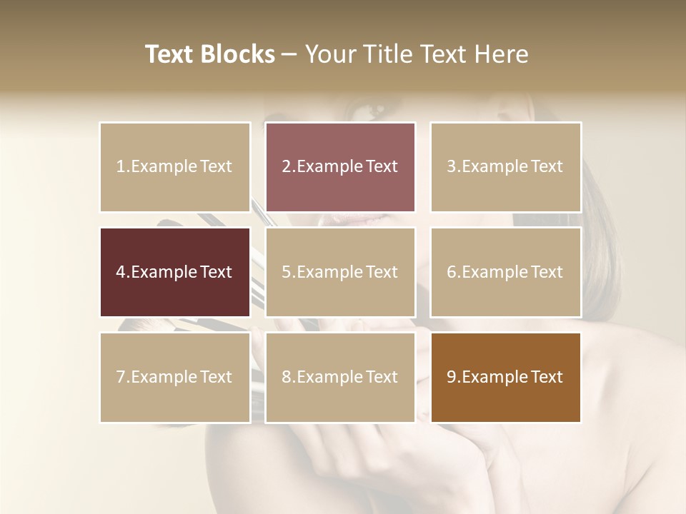 Clear Caucasian Facial PowerPoint Template