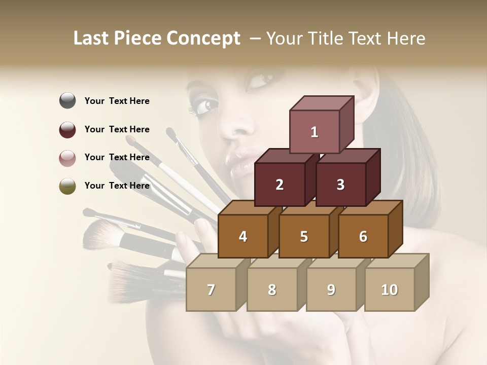 Clear Caucasian Facial PowerPoint Template