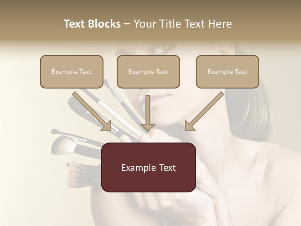 Clear Caucasian Facial PowerPoint Template