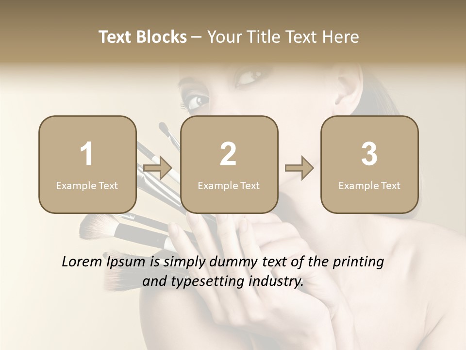 Clear Caucasian Facial PowerPoint Template