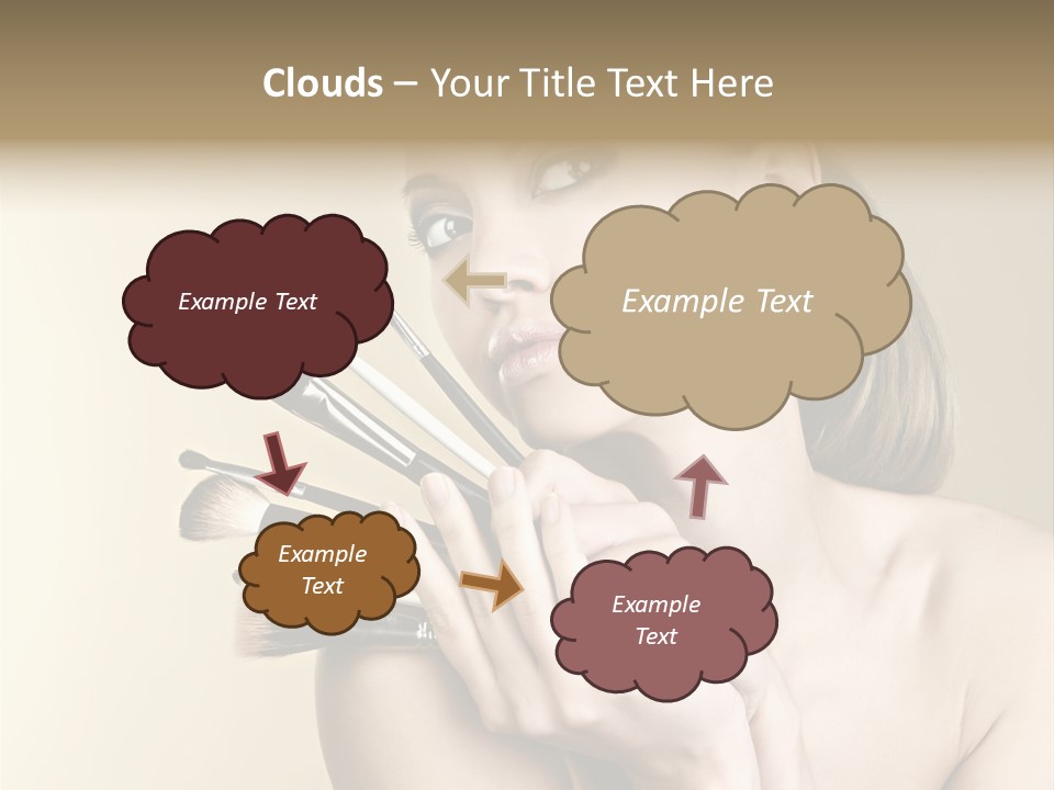 Clear Caucasian Facial PowerPoint Template
