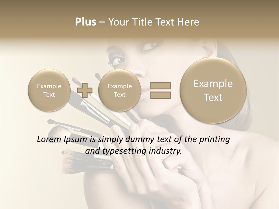 Clear Caucasian Facial PowerPoint Template