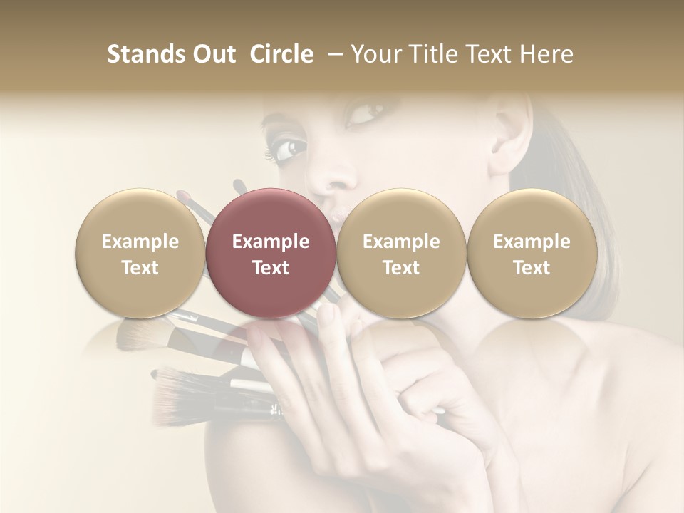 Clear Caucasian Facial PowerPoint Template