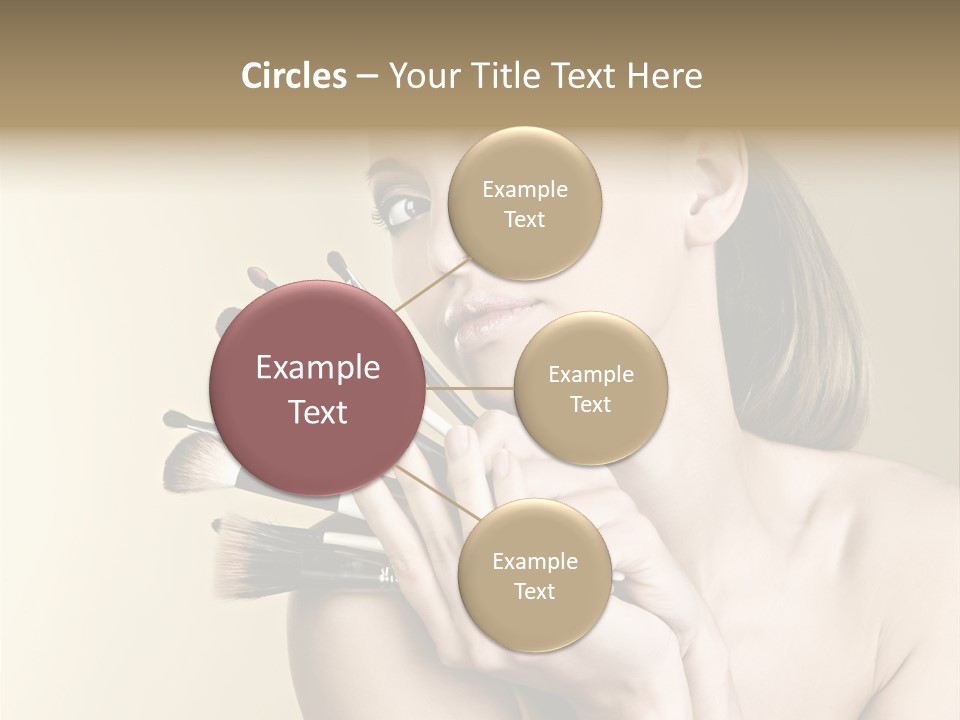 Clear Caucasian Facial PowerPoint Template