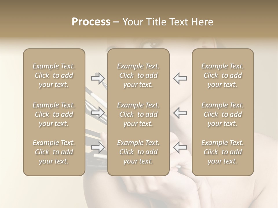 Clear Caucasian Facial PowerPoint Template