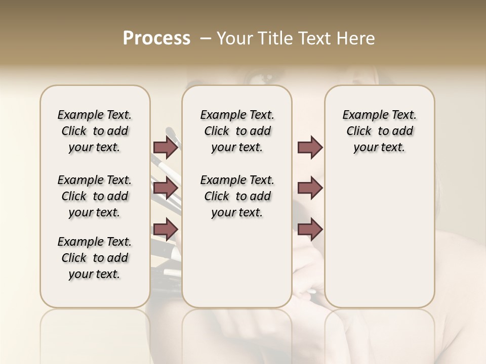 Clear Caucasian Facial PowerPoint Template