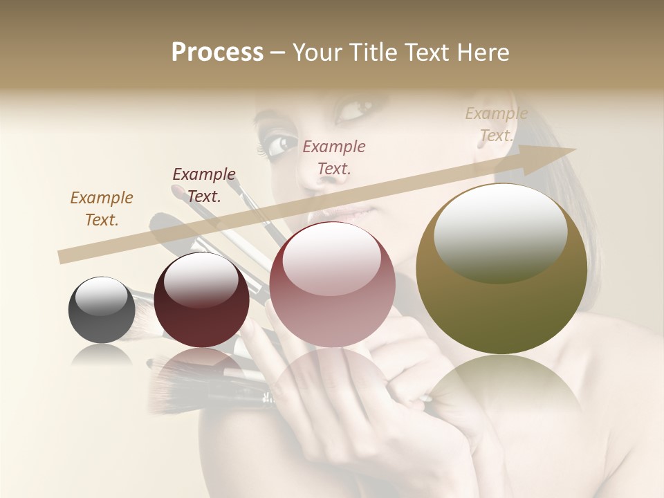 Clear Caucasian Facial PowerPoint Template