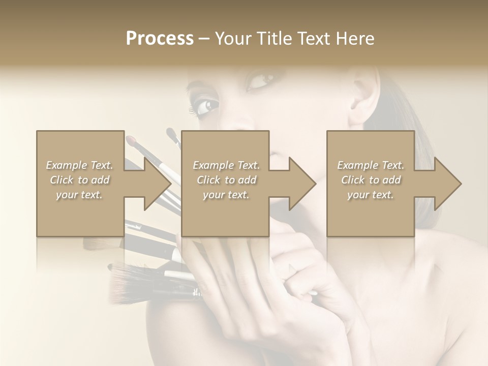 Clear Caucasian Facial PowerPoint Template